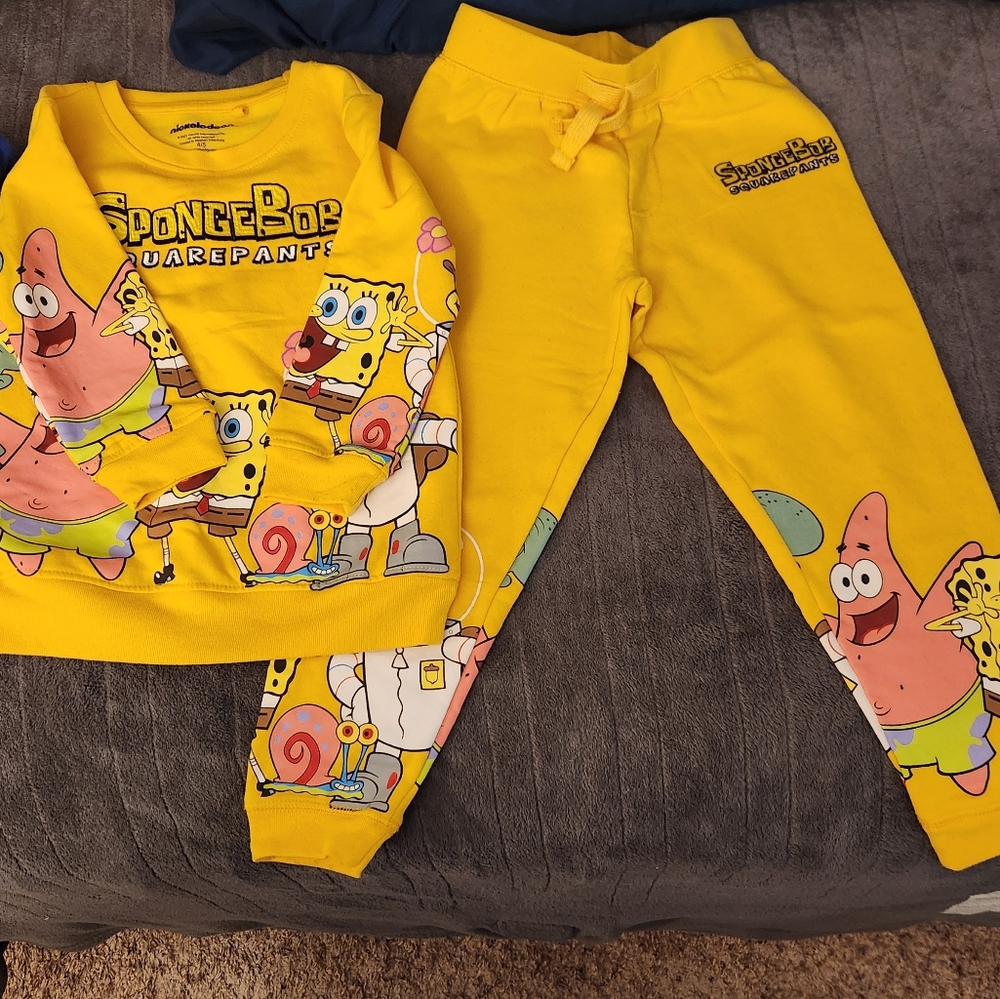 SpongeBob SquarePants Yellow Joghing Set